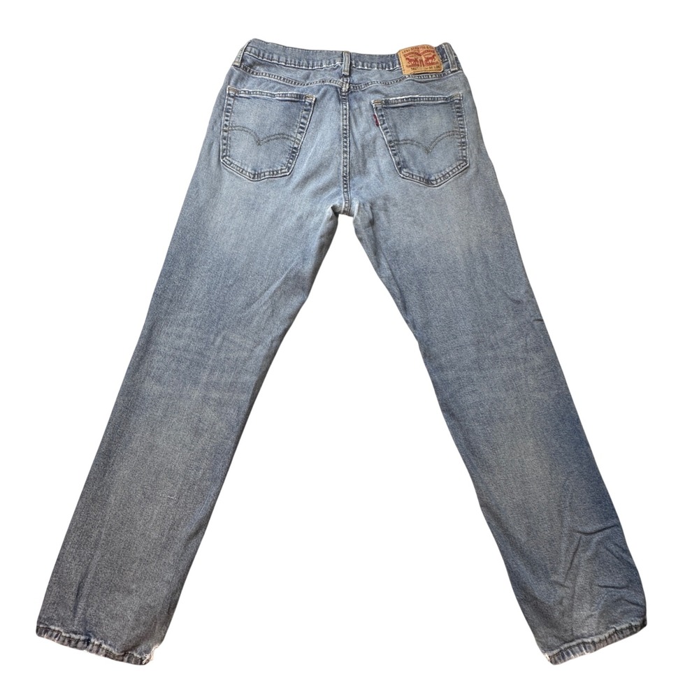 Levi's 541 Jeans Mens 34x34 (34x31) Blue Athletic Denim Medium Wash Distressed - Picture 2 of 12